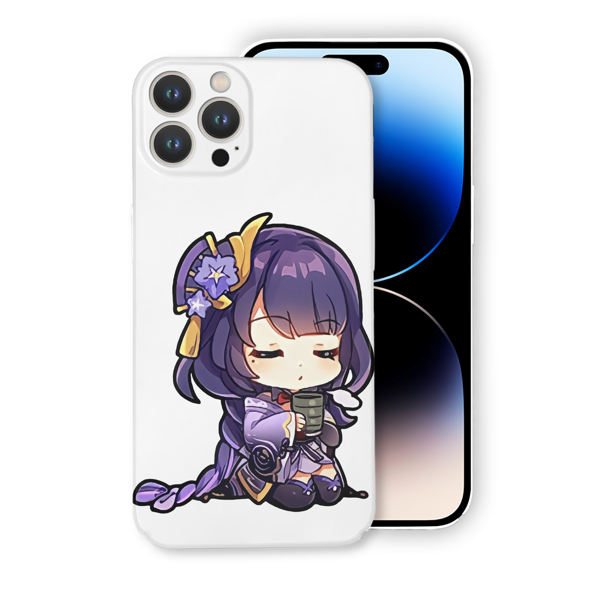 げんし神 雷電将軍 らいでんしょうぐん genshin Raiden Shogun 【iPhone 14シリーズ対応】ハードケース